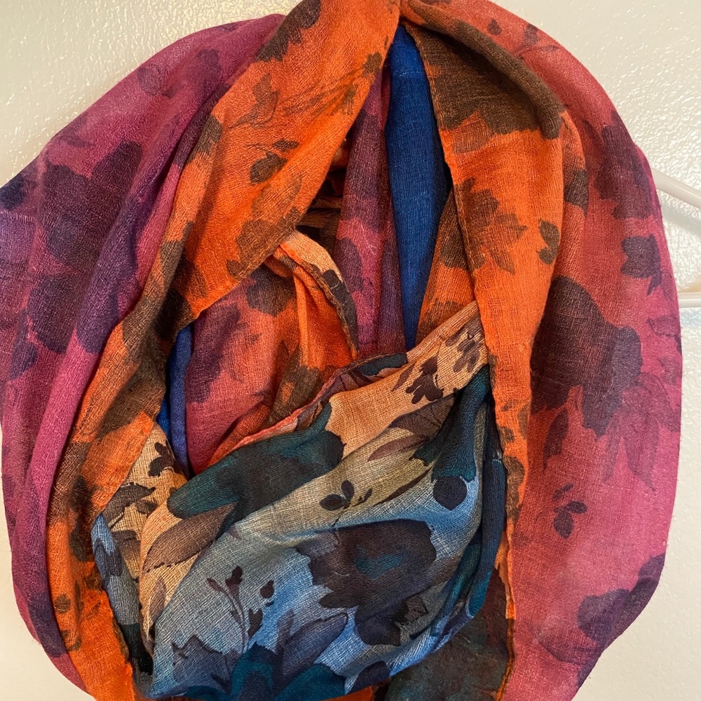 Urban Outfitters Rainbow Infinity Scarf
